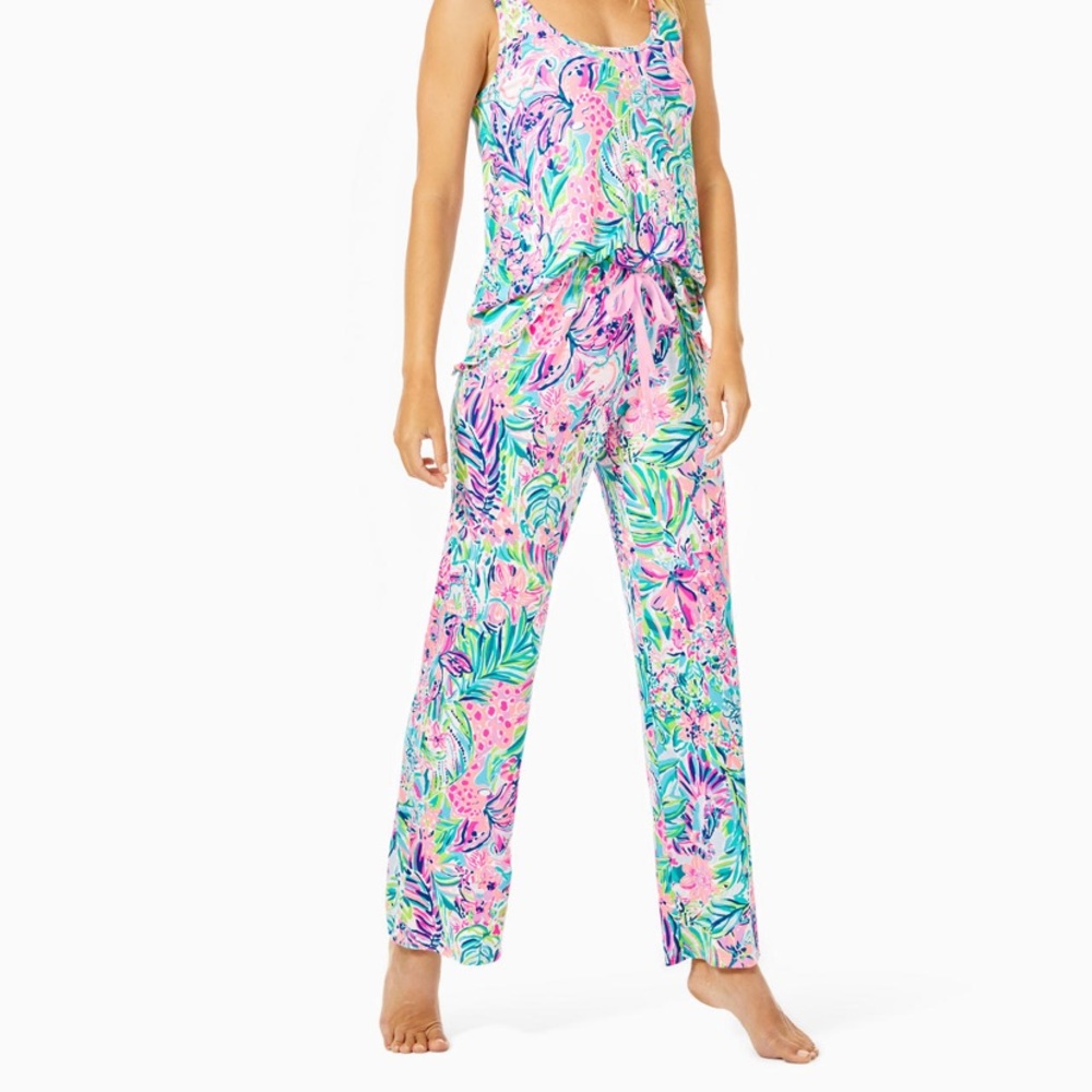 matching Lilly pulitzer pj tank and bottoms